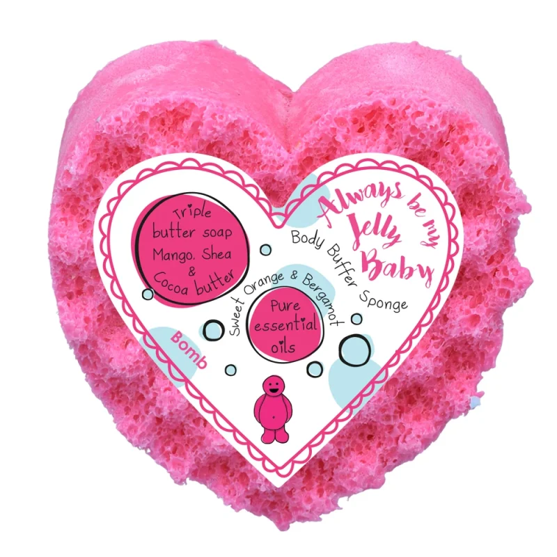 Gumicukor szivacsos tusoló radírszappan